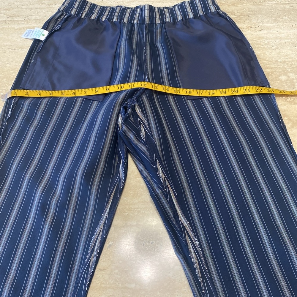 J.Crew Striped Blue Women's 2 piece pant suit, Excellent Condition, - Picture 16 of 16